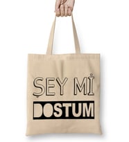 Şey Mi Dostum Bez Çanta Uzun Saplı