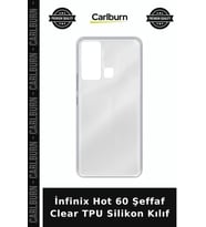 İnfinix Hot 60 Şeffaf Clear TPU Silikon Kılıf Mobil Aksesuar Cihaz Aksesuarı