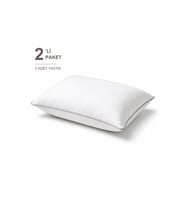 Biyeli Yastık 2'li Paket 50x70 cm 900 gr Boncuk Silikon Elyaf Dolgulu