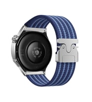Amazfit GTR 2 2E Lite 47mm Pace 22mm Kordon Kelebek Klipsli Naylon Kumaş Hasır Ö (Mavi)