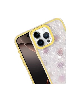 İphone 16 Pro Lumi Desenli Kapak - Sarı