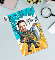 Kişiye Özel 240 Parça Balıkçı Temalı Karikatürlü Puzzle