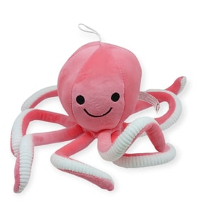 Peluş Sevimli Ahtapot 30 cm - Pembe