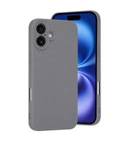 Apple iPhone 16 Plus Kılıf First Silikon - Gri