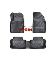 Citroen C5 2001 3D Havuzlu Paspas Siyah (Karışık)