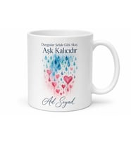 Romantik Akım Temsilcisine Duygular Şelale Gözyaşı ve Aşk Kupa Bardak Hediye