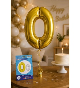 0 Sayılı Helyumla Şişirilibilen Balon Sarı 40"100 cm