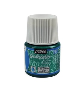 Pebeo Setacolor Glitter (Simli)  Kumaş Boyası 202 EMERALD 