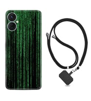 Tecno Spark 9T Kılıf Resimli Boyun Askılı İpli Desenli Silikon Matrix 1321