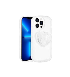 Apple iPhone 13 Pro Max Uyumlu Kılıf Kamera Korumalı Pop Soketli Renkli Zore Ofro Kapak (Beyaz)