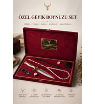 Yasin Akkurt Premium Geyik Boynuzu Seti