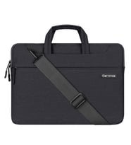 Laptop MacBook NoteBook Çantası Kadın Erkek Evrak 13inc Bilgisayar Çantası (Siyah)