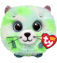Ty Teeny Puffies Evie Yeşil Kedi 10 Cm