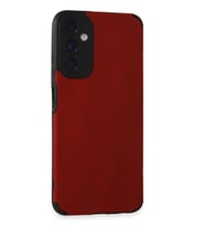 Newface Samsung Galaxy A05S Kılıf Loop Deri Silikon - Kırmızı