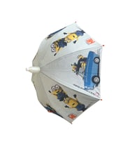 Renkli PVC Kılıflı 8 Telli Yarı Otomatik Çocuk Şemsiyesi