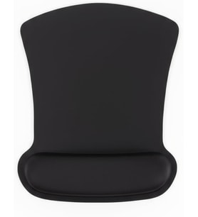 FlexPad Bilek Destekli Konfor Kaymaz Ergonomik Mouse Pad Siyah Siyah