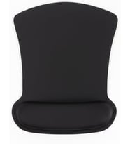 FlexPad Bilek Destekli Konfor Kaymaz Ergonomik Mouse Pad Siyah Siyah