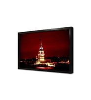Gece Kız Kulesi Çerçeveli Mdf Tablo