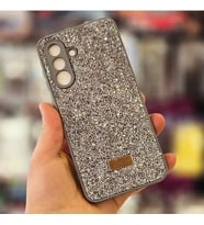 Samsung S24 FE İle Uyumlu İnce Parlak Taşlı Premium Sw Telefon Kılıfı