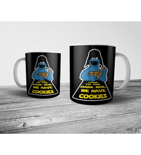 Pixxa Kurabiye Canavarı Come to the Dark Side - Star Wars Kupa Bardak Model 1