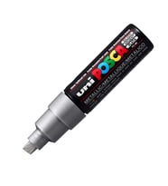 UNİ POSCA SU BAZLI POSTER MARKER PC-8K 8.0 GÜMÜŞ