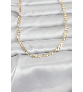 CM 14K Gold Renk Kuşgözü Zincir Model 60 cm Kadın Kolye 5886