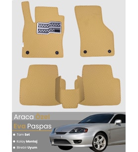 HYUNDAİ COUPE (2001-2009) Uyumlu EVA Paspas Tam Set–Araca Özel,Kolay Montaj,Su Geçirmez