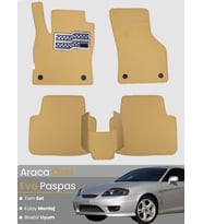 HYUNDAİ COUPE (2001-2009) Uyumlu EVA Paspas Tam Set–Araca Özel,Kolay Montaj,Su Geçirmez