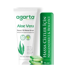 Agarta Cilt Kremi Aloe Vera Hassas Cilt 75 Ml