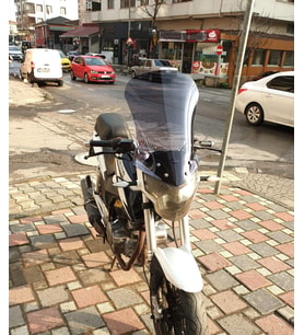 MOTOCAM Mondial 180 Z One S Ön Cam 58cm 2014-2022 Model Füme Renkli