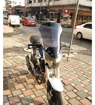 MOTOCAM Mondial 180 Z One S Ön Cam 58cm 2014-2022 Model Füme Renkli