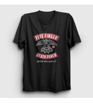 Presmono Unisex Siyah Eagle Five Finger Death Punch T-Shirt 62720tt