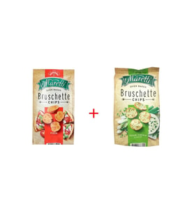 Brushette Chips Pizza + Sour Cream&Onion Aromalı İkili Paket