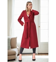 Z6681 DEWBERRY BAYAN PALTO-BORDO-1