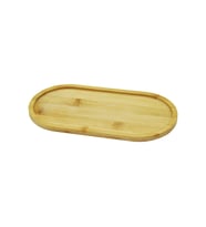 OVAL AHŞAP BAMBU YAĞDANLIK ALTLIK 12X23CM (5343)