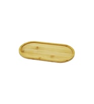 OVAL AHŞAP BAMBU YAĞDANLIK ALTLIK 12X23CM (5343)