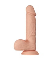 21.8 cm Gerçekçi Kalın Dildo Penis - Bahamut (Ten)