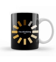 Funny I'm Thinking 02 Kupa Bardak Porselen
