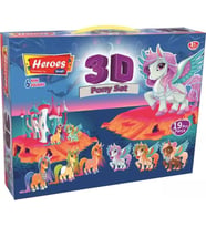 Heroes 3D Pony Oyun Hamuru Seti 21 Parça ERN-569