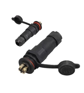 Ic-266M 16Mm Su Geçirmez Konnektor Şase Seyyar Takım 4 Pin