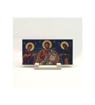 Ortodoks İcon Baskılı Taş Masaüstlük 10X20