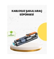 Kablosuz Mini El Süpürgesi Çok Başlıklı Güçlü Vakum Numaratör Hediyeli