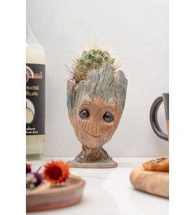 Marvel Groot Beton Saksı ve Kalemlik