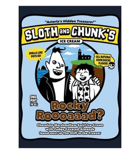 Tembellik Ve Chunk's Dondurma Tablo Ahşap Poster Dekoratif