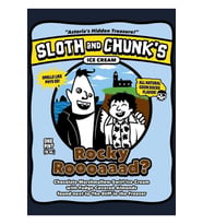 Tembellik Ve Chunk's Dondurma Tablo Ahşap Poster Dekoratif
