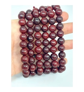 Bileklik Boy Ud Ağacı Ahşap Yarım Dizi 10mm (45278) (18CM UZUNLUĞUNDADIR)
