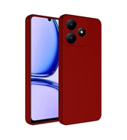 Realme C61 Kılıf First Silikon - Kırmızı