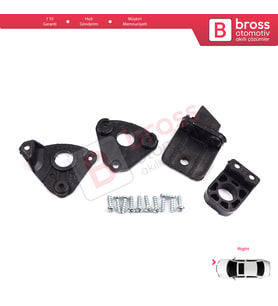 VW Caddy MK3 2K 2C Touran MK1 1T3 2010-2015 2K5998226 İçin Sağ Ön Far Ayak Tamir Seti