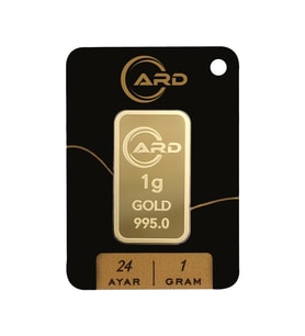 1 gr 24 Ayar ARD Külçe Altın