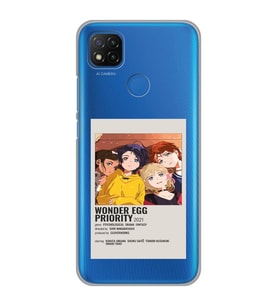 Xiaomi Redmi 9C / 10A Uyumlu Wonder Egg Priority Tasarımlı Şeffaf Telefon Kılıfı
